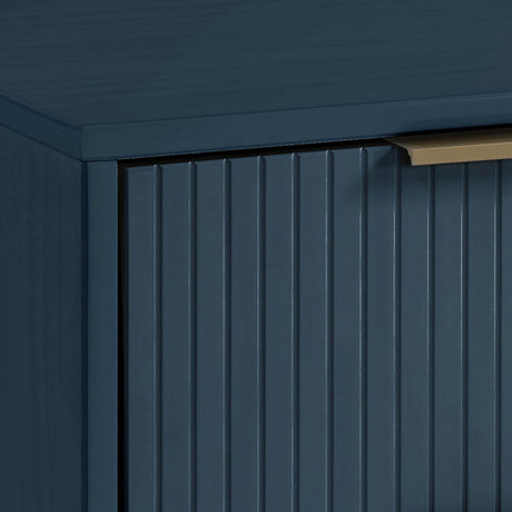 Granville Nightstand 2.0 in Midnight Blue by Manhattan Comfort at Eve Furniture