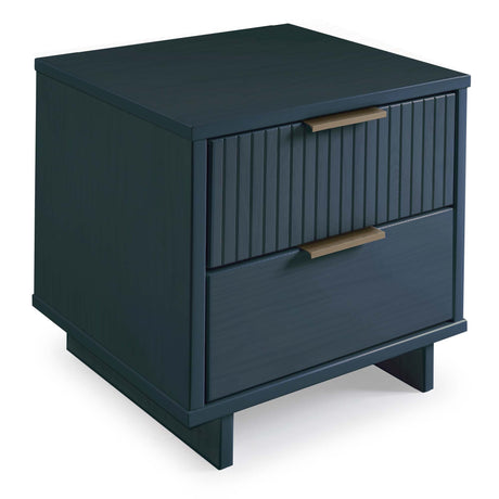 Granville Nightstand 2.0 in Midnight Blue by Manhattan Comfort at Eve Furniture