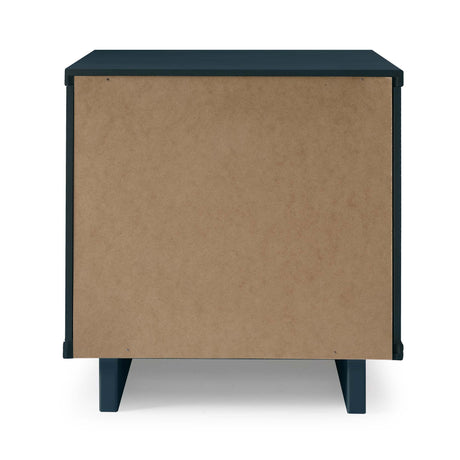 Granville Nightstand 2.0 in Midnight Blue by Manhattan Comfort at Eve Furniture