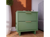 Granville Nightstand 2.0 in Sage Green by Manhattan Comfort at Eve Furniture