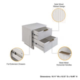 Granville Nightstand 2.0 in White by Manhattan Comfort at Eve Furniture