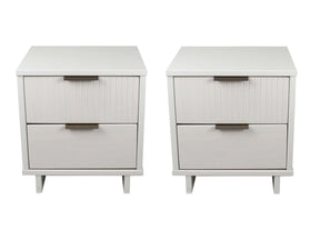 Granville Nightstand 2.0 in White (set of 2) by Manhattan Comfort at Eve Furniture