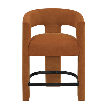 Granville Orange Counter Height Chair by Homelegance at Eve Furniture