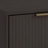 Granville Tall 23.62 Narrow Dresser in Dark Grey by Manhattan Comfort at Eve Furniture