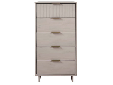 Granville Tall 23.62 Narrow Dresser in Light Grey by Manhattan Comfort at Eve Furniture