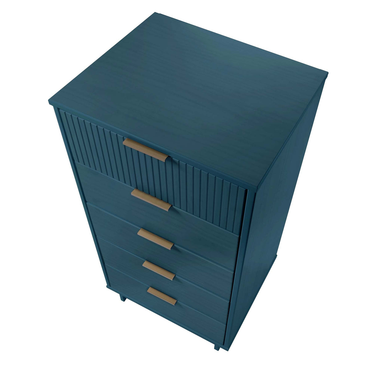 Granville Tall 23.62 Narrow Dresser in Midnight Blue by Manhattan Comfort at Eve Furniture
