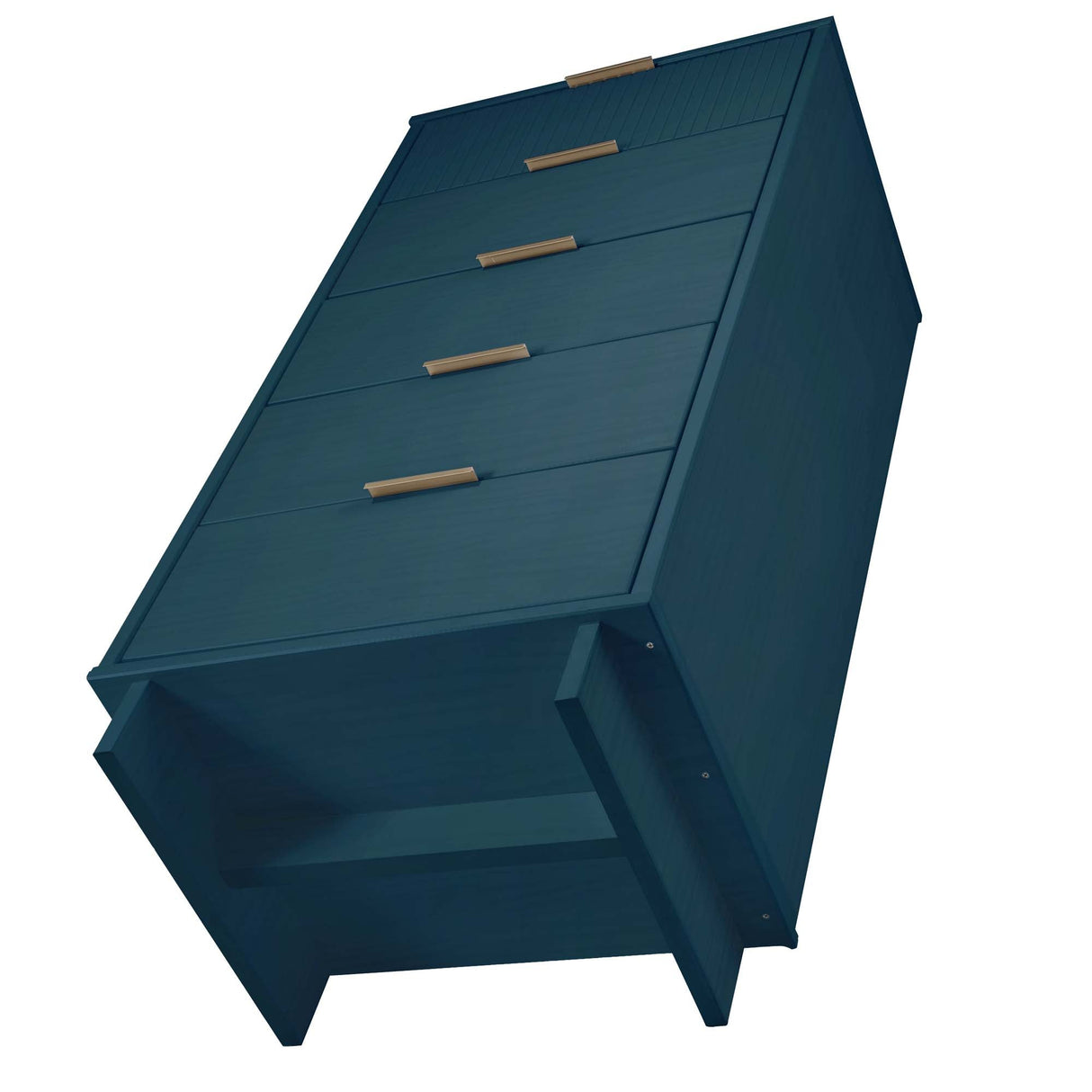 Granville Tall 23.62 Narrow Dresser in Midnight Blue by Manhattan Comfort at Eve Furniture