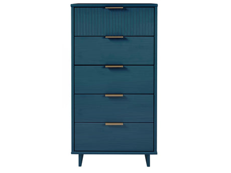 Granville Tall 23.62 Narrow Dresser in Midnight Blue by Manhattan Comfort at Eve Furniture