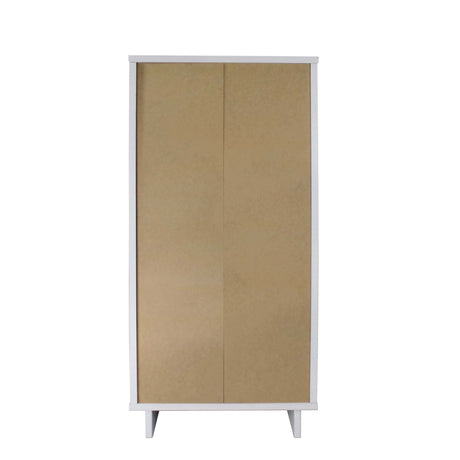 Granville Tall 23.62 Narrow Dresser in White by Manhattan Comfort at Eve Furniture