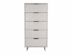 Granville Tall 23.62 Narrow Dresser in White by Manhattan Comfort at Eve Furniture