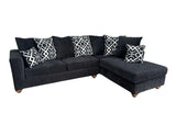 Graphite Black Right Arm Facing (RAF) Sectional by New Era Innovations at Eve Furniture