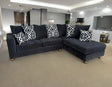 Graphite Black Right Arm Facing (RAF) Sectional by New Era Innovations at Eve Furniture