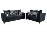 Graphite Black Sofa & Loveseat by New Era Innovations at Eve Furniture