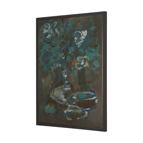 Graphite Sensation I by Mercana Studio a Hand Embellished Textured Framed Canvas by Mercana at Eve Furniture