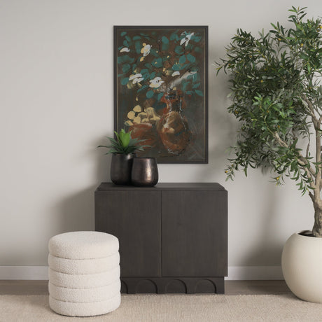 Graphite Sensation I by Mercana Studio a Hand Embellished Textured Framed Canvas by Mercana at Eve Furniture