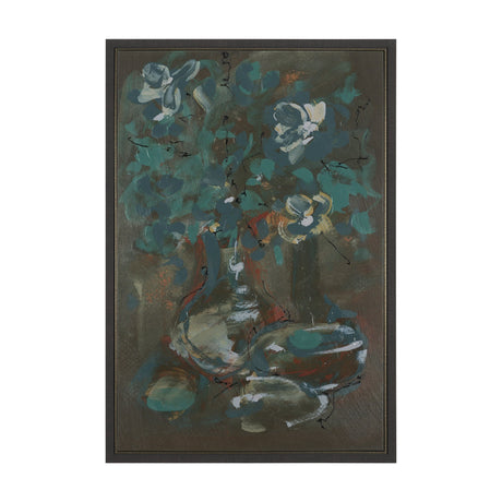 Graphite Sensation I by Mercana Studio a Hand Embellished Textured Framed Canvas by Mercana at Eve Furniture