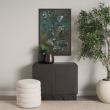 Graphite Sensation II by Mercana Studio a Hand Embellished Textured Framed Canvas by Mercana at Eve Furniture