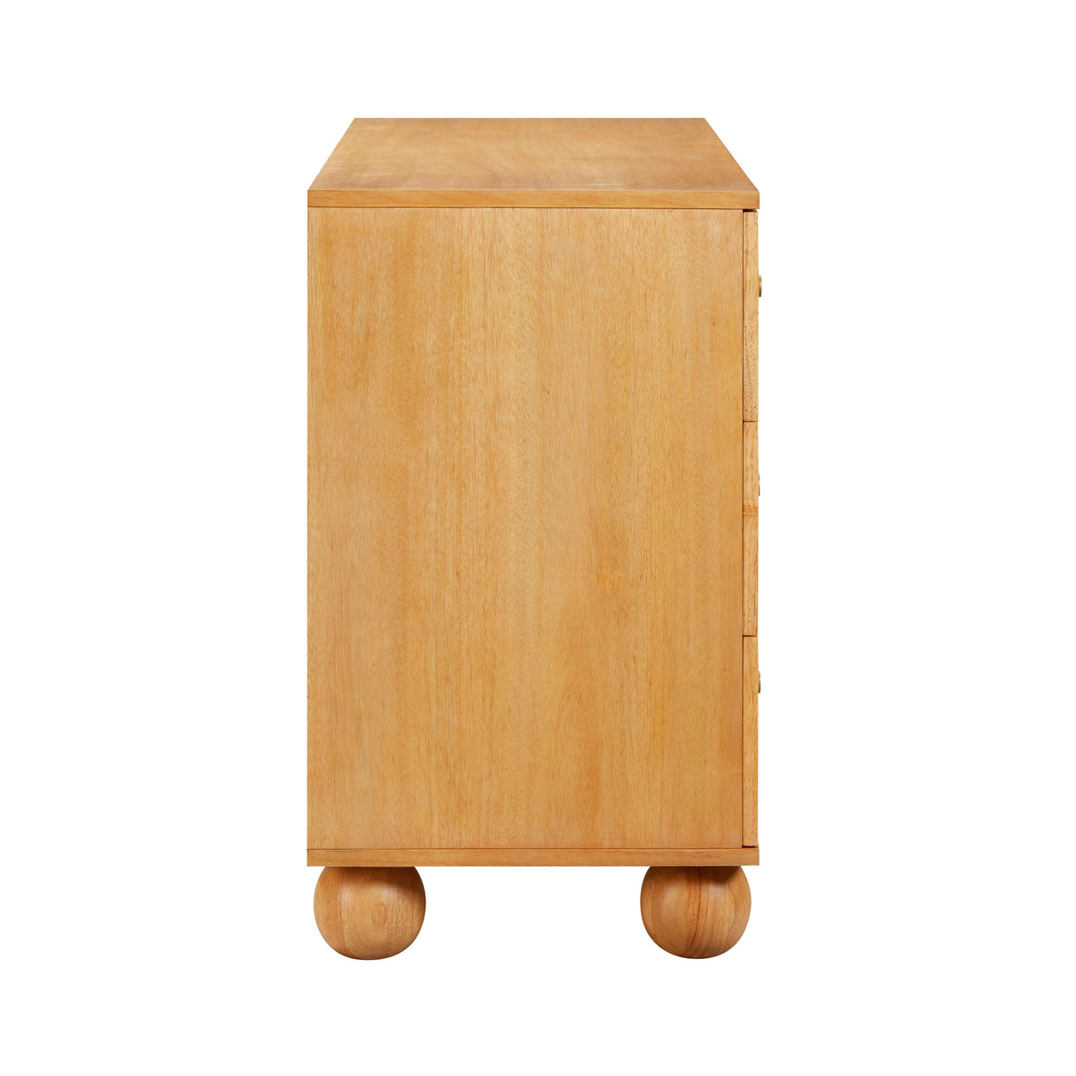 Grappa Natural Wood & Rattan Wavy Dresser by TOV Furniture at Eve Furniture