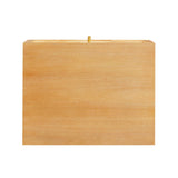 Grappa Natural Wood & Rattan Wavy Nightstand by TOV Furniture at Eve Furniture