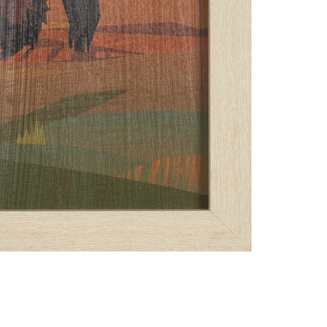 Grasslands GO (L) by Mercana Studio a Hand Embellished Decograph Framed Art Print by Mercana at Eve Furniture