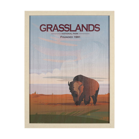 Grasslands GO (L) by Mercana Studio a Hand Embellished Decograph Framed Art Print by Mercana at Eve Furniture