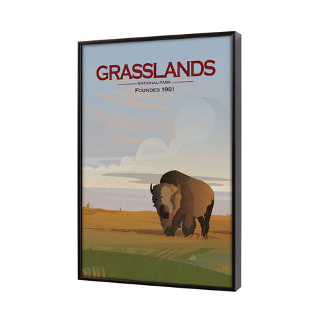 Grasslands GO (SM) by Mercana Studio a Hand Embellished Decograph Framed Art Print by Mercana at Eve Furniture