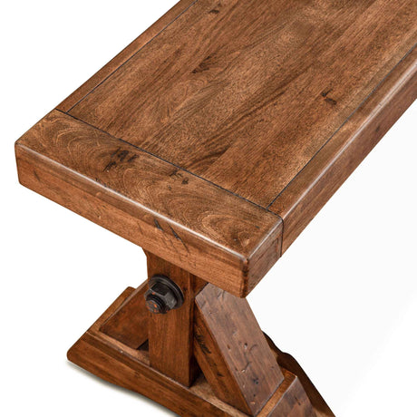 Grassroots Aspen 82" Bench in Earth by Home Trends & Design at Eve Furniture