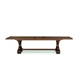 Grassroots Maxwell 108"-144" Extension Table in Chestnut by Home Trends & Design at Eve Furniture