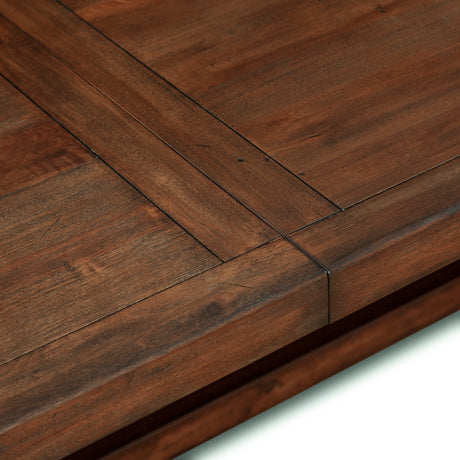 Grassroots Maxwell 108"-144" Extension Table in Chestnut by Home Trends & Design at Eve Furniture