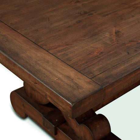 Grassroots Maxwell 108"-144" Extension Table in Chestnut by Home Trends & Design at Eve Furniture