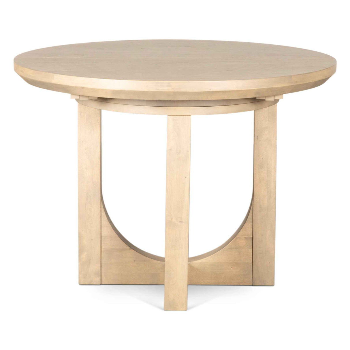 Grassroots Mission 42-60" Round Extension Dining Table in Gray Birch by Home Trends & Design at Eve Furniture