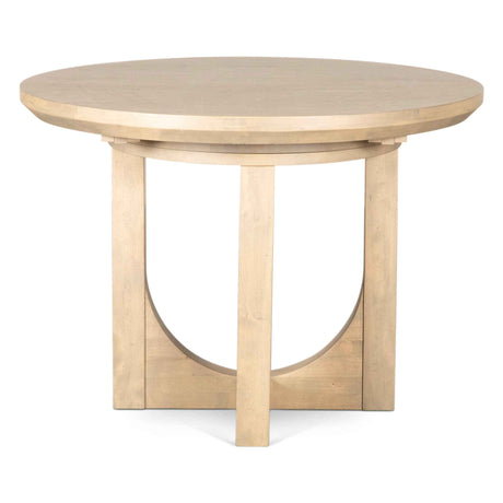 Grassroots Mission 42-60" Round Extension Dining Table in Gray Birch by Home Trends & Design at Eve Furniture