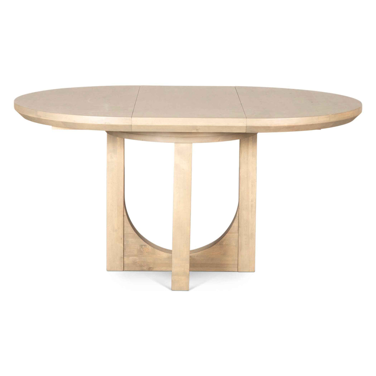 Grassroots Mission 42-60" Round Extension Dining Table in Gray Birch by Home Trends & Design at Eve Furniture