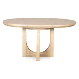 Grassroots Mission 42-60" Round Extension Dining Table in Gray Birch by Home Trends & Design at Eve Furniture