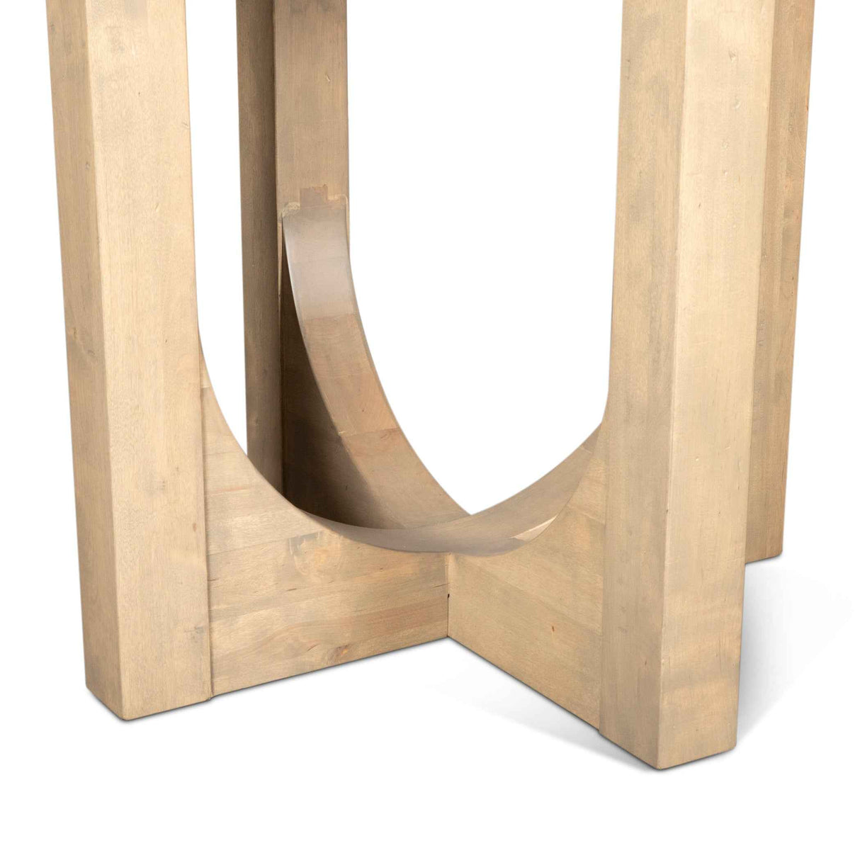 Grassroots Mission 42-60" Round Extension Dining Table in Gray Birch by Home Trends & Design at Eve Furniture