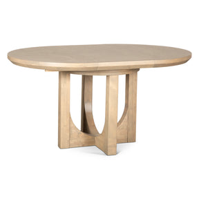 Grassroots Mission 42-60" Round Extension Dining Table in Gray Birch by Home Trends & Design at Eve Furniture