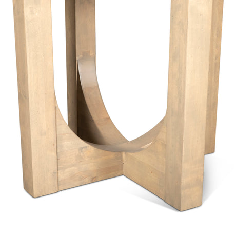 Grassroots Mission 42-60" Round Extension Dining Table in Gray Birch by Home Trends & Design at Eve Furniture
