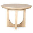 Grassroots Mission 42-60" Round Extension Dining Table in Gray Birch by Home Trends & Design at Eve Furniture