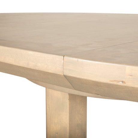 Grassroots Mission 86-110" Oval Extension Dining Table in Gray Birch by Home Trends & Design at Eve Furniture