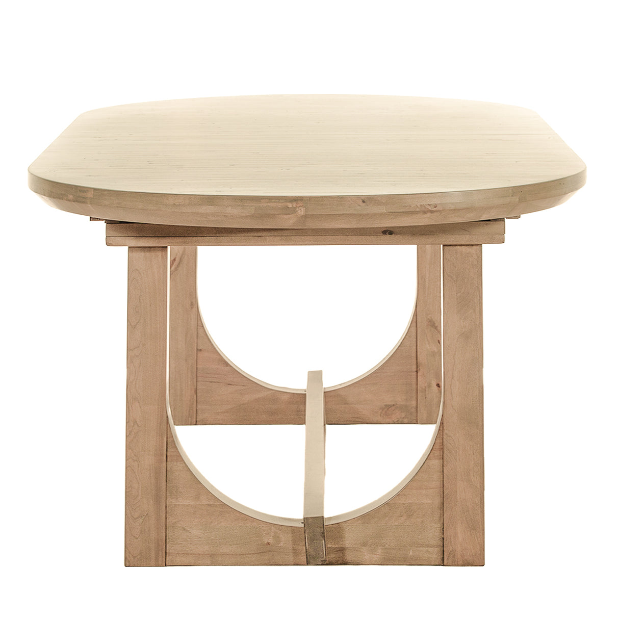 Grassroots Mission 86-110" Oval Extension Dining Table in Gray Birch by Home Trends & Design at Eve Furniture