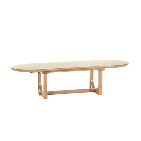 Grassroots Mission 86-110" Oval Extension Dining Table in Gray Birch by Home Trends & Design at Eve Furniture