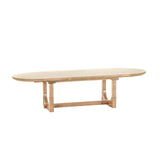 Grassroots Mission 86-110" Oval Extension Dining Table in Gray Birch by Home Trends & Design at Eve Furniture