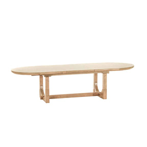 Grassroots Mission 86-110" Oval Extension Dining Table in Gray Birch by Home Trends & Design at Eve Furniture