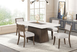Grasten Dark Walnut Dining Table Only by Furniture of America at Eve Furniture