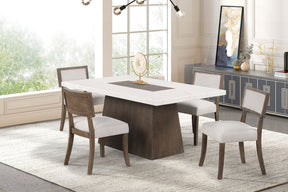 Grasten Dark Walnut Dining Table Only by Furniture of America at Eve Furniture
