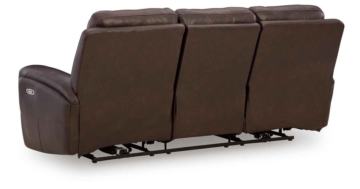 Gravier Cordova Power Reclining Sofa by Ashley at Eve Furniture