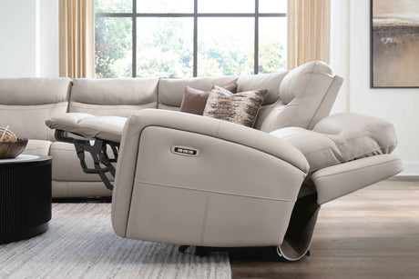 Gravier Gray 5-Piece Power Reclining Sectional