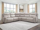 Gravier Gray 5-Piece Power Reclining Sectional
