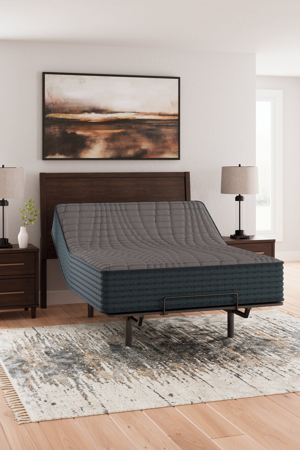 Gray 1200 Hybrid Gray Queen Mattress