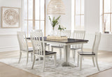 Darborn Gray/Brown Dining Table and 6 Chairs